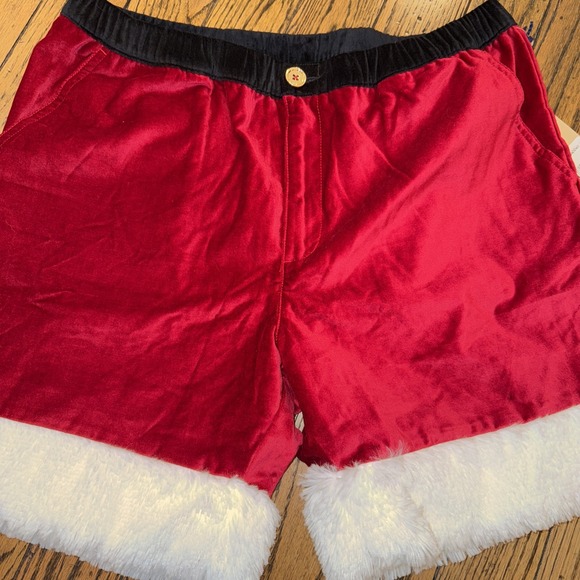 Chubbies Men's Ol' St. Nick Santar Shorts 7" XL Red White Velvet NWT Santa - Picture 1 of 13